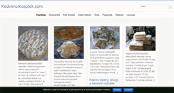Desktop Screenshot of kedvencreceptek.com